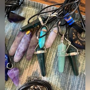 Crystal necklaces